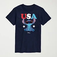 Novelty Mens Crew Neck Short Sleeve Regular Fit Graphic T-Shirt