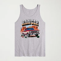 Novelty Mens Crew Neck Short Sleeve Tank Top