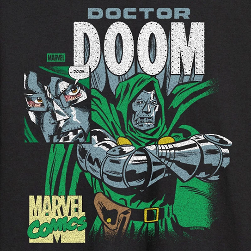 Novelty Mens Crew Neck Short Sleeve Regular Fit Marvel Graphic T-Shirt