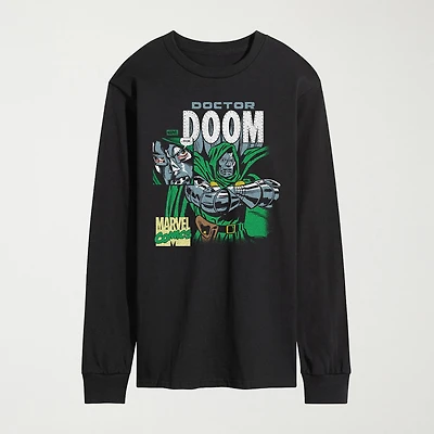 Novelty Mens Crew Neck Short Sleeve Regular Fit Marvel Graphic T-Shirt