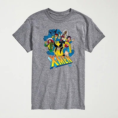Novelty Mens Crew Neck Short Sleeve Regular Fit Marvel Graphic T-Shirt