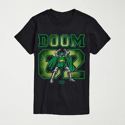 Novelty Mens Crew Neck Short Sleeve Regular Fit Marvel Graphic T-Shirt