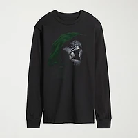 Novelty Mens Crew Neck Long Sleeve Regular Fit Marvel Graphic T-Shirt