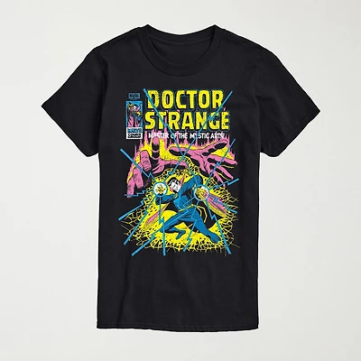 Novelty Mens Crew Neck Short Sleeve Regular Fit Marvel Graphic T-Shirt