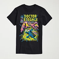 Novelty Mens Crew Neck Short Sleeve Regular Fit Marvel Graphic T-Shirt