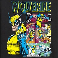 Novelty Mens Crew Neck Long Sleeve Regular Fit Marvel Graphic T-Shirt