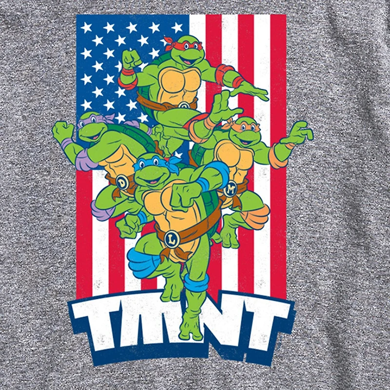 Novelty Mens Crew Neck Short Sleeve Regular Fit Teenage Mutant Ninja Turtles Graphic T-Shirt
