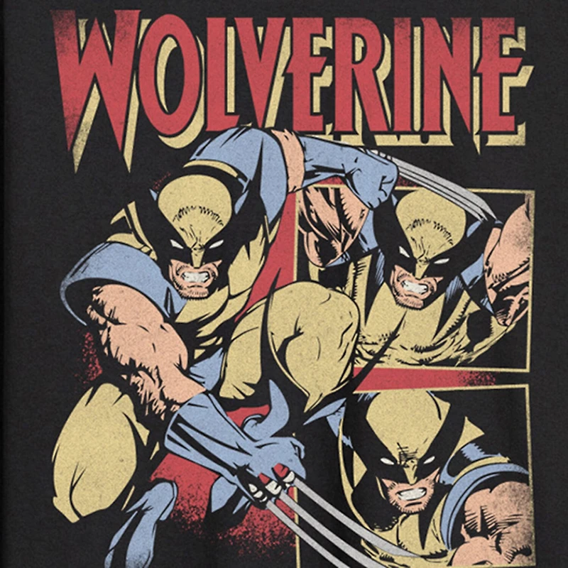 Novelty Mens Crew Neck Long Sleeve Regular Fit Marvel Graphic T-Shirt
