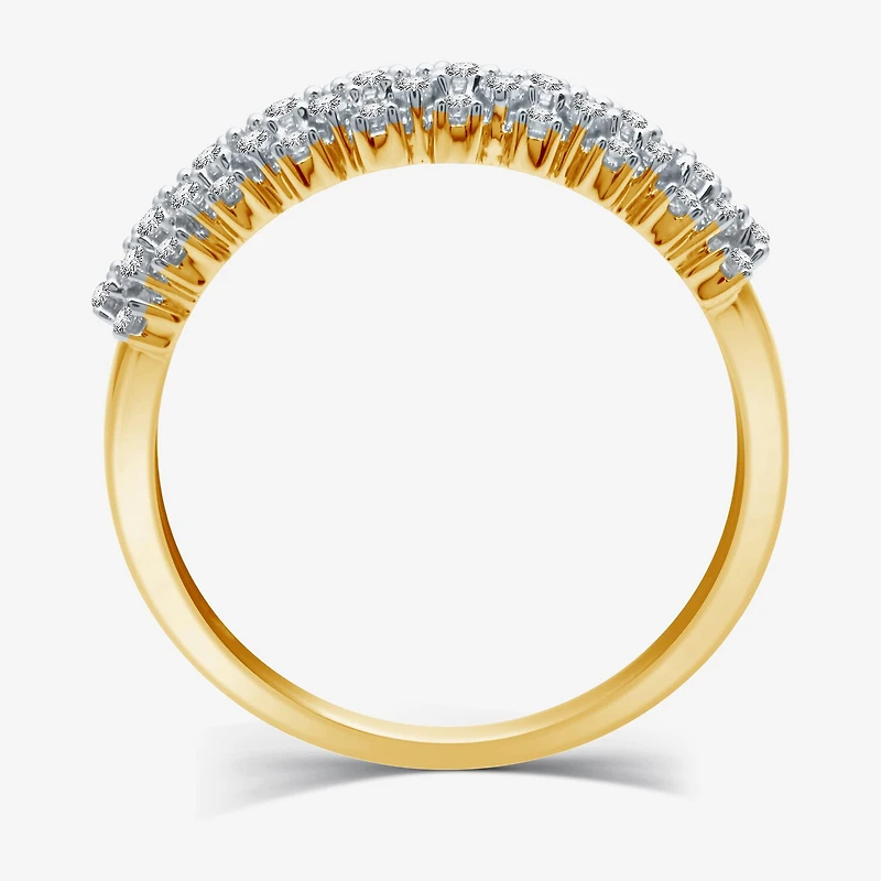 I Said Yes (H-I / I1) 1/2 CT. T.W. Lab Grown White Diamond Sterling Silver or 14K Gold Over Anniversary Wedding Band