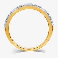 I Said Yes (H-I / I1) 1/3 CT. T.W. Lab Grown White Diamond Sterling Silver or 14K Gold Over Wedding Band