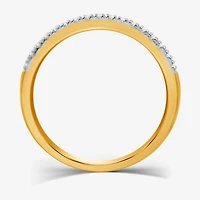 I Said Yes (H-I / I1) Womens 1 CT. T.W. Lab Grown White Diamond Sterling Silver or 14K Gold Over Round Cushion Side Stone Halo Bridal Set