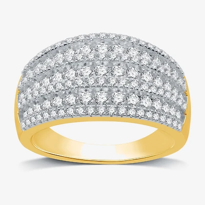 I Said Yes (H-I / I1) 1 CT. T.W. Lab Grown White Diamond Sterling Silver or 14K Gold Over Anniversary Band