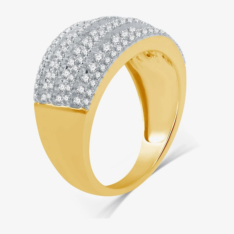 I Said Yes (H-I / I1) 1 CT. T.W. Lab Grown White Diamond Sterling Silver or 14K Gold Over Anniversary Band