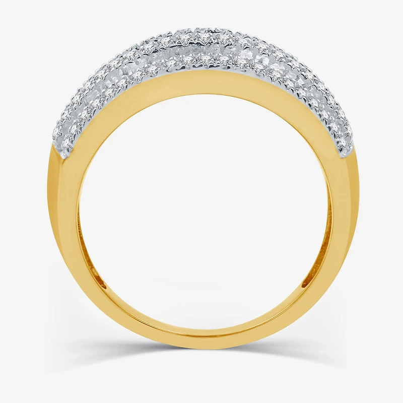 I Said Yes (H-I / I1) 1 CT. T.W. Lab Grown White Diamond Sterling Silver or 14K Gold Over Anniversary Band
