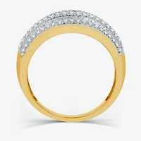 I Said Yes (H-I / I1) 1 CT. T.W. Lab Grown White Diamond Sterling Silver or 14K Gold Over Anniversary Band