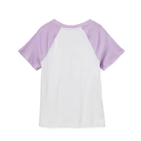 Thereabouts Little & Big Kid Girls Round Neck Short Sleeve Regular Fit Graphic T-Shirt