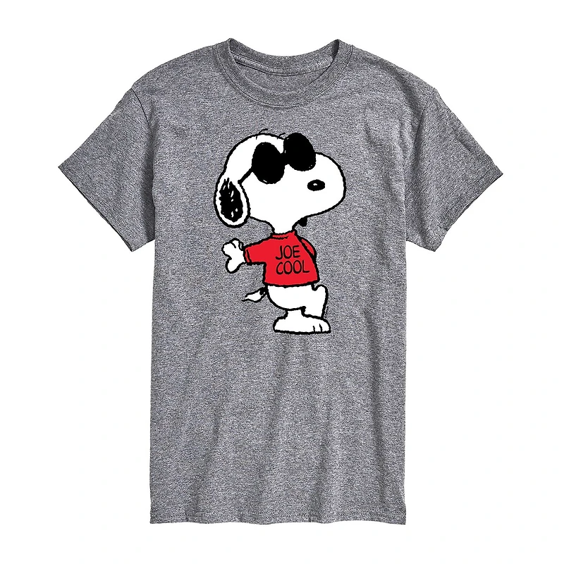 Mens Short Sleeve Snoopy Graphic T-Shirt