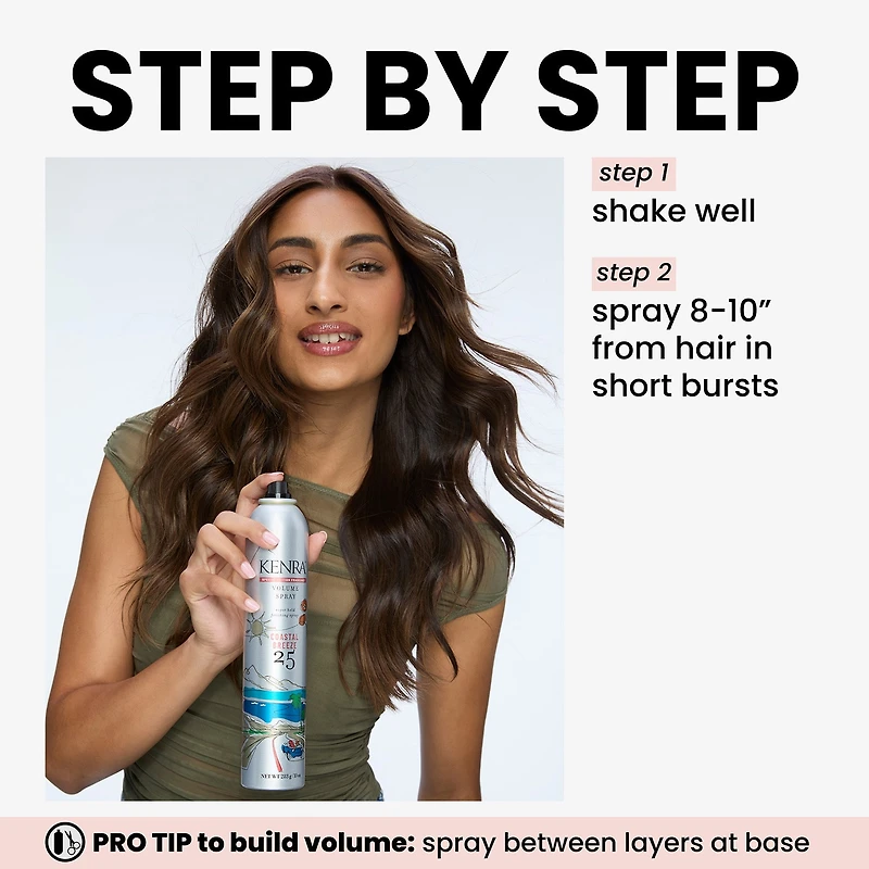 Kenra Volume Spray 25 Coastal Breeze 5o% Hair Spray 10 oz.
