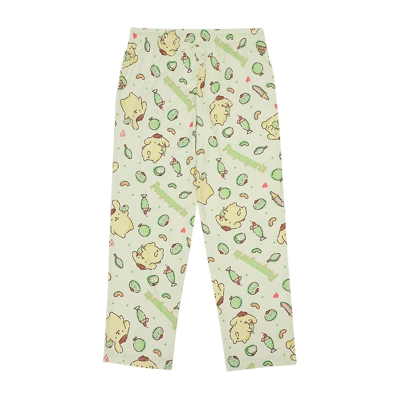 Womens Plush Hello Kitty Pajama Pants