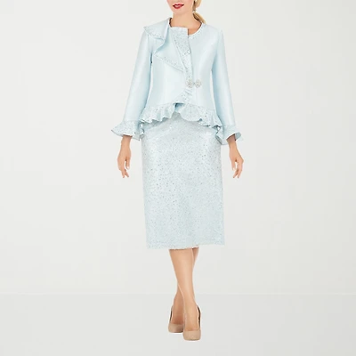 Giovanna Collection 2-pc. Skirt Suit