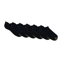 Gold Toe Heel Tab Mens Multi-Pack 6 Pair No Show Socks