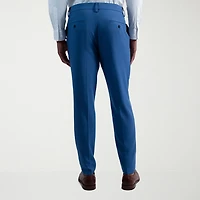 Haggar Cool Right Performance Flex Mens Comfort Waistband Slim Fit Flat Front Pant