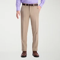 Haggar Cool 18 Pro Mens Comfort Waistband Straight Fit Flat Front Pant