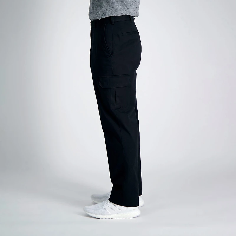Haggar Stretch Comfort Cargo Mens Fabric Classic Fit Pant