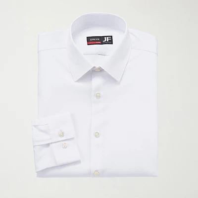J. Ferrar 360 Stretch Slim Performance Mens Fit Fabric Long Sleeve Dress Shirt