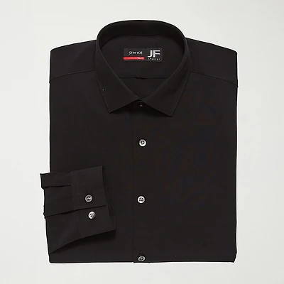 J. Ferrar 360 STRETCH Slim Performance Mens Fit FABRIC Long Sleeve Dress Shirt