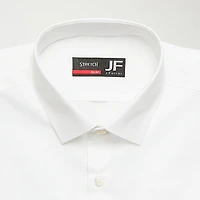 J. Ferrar Ultra Comfort Slim Mens Fit Stretch Fabric Wrinkle Free Long Sleeve Dress Shirt