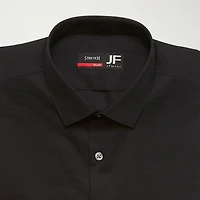 J. Ferrar Ultra Comfort Slim Mens Fit Stretch Fabric Wrinkle Free Long Sleeve Dress Shirt