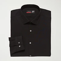 J. Ferrar 360 Stretch Performance Mens Regular Fit Fabric Long Sleeve Dress Shirt