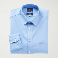 Stafford Smart Tech Mens Regular Fit Stretch Fabric Wrinkle Free Long Sleeve Dress Shirt