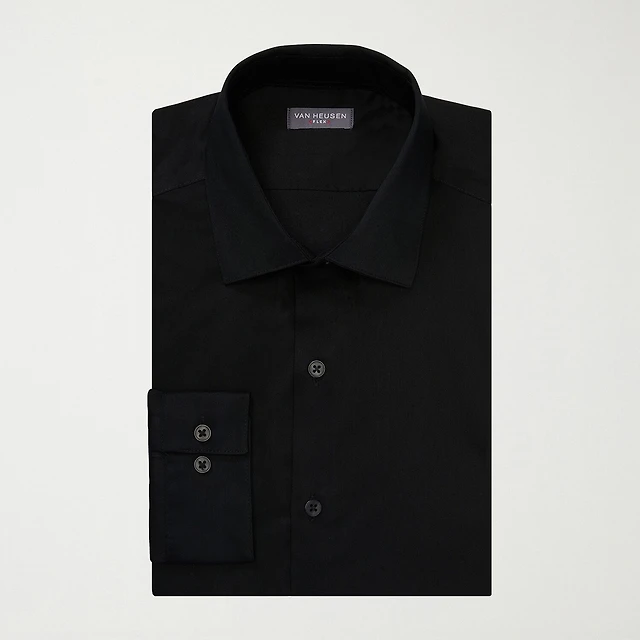 black dress shirt jcpenney Van Heusen Ultra Flex Mens Slim Fit Stretch Fabric Wrinkle Free Long Sleeve She+Sky Black Sequined Bodice