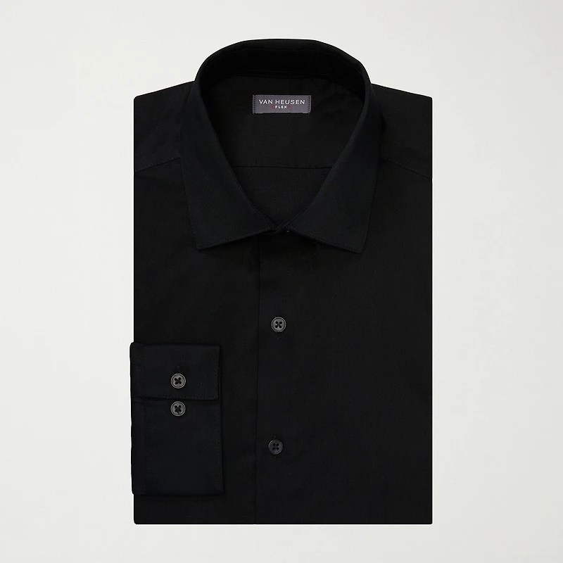 Van Heusen Ultra Flex Mens Slim Fit Wrinkle Free Long Sleeve Dress Shirt