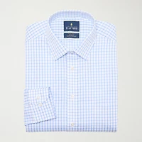 Stafford Smart Tech Mens Slim Fit Stretch Fabric Wrinkle Free Long Sleeve Dress Shirt