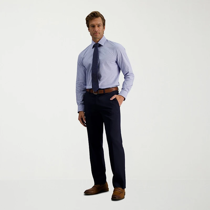 Haggar Premium Comfort Mens Slim Fit Easy Care Long Sleeve Dress Shirt