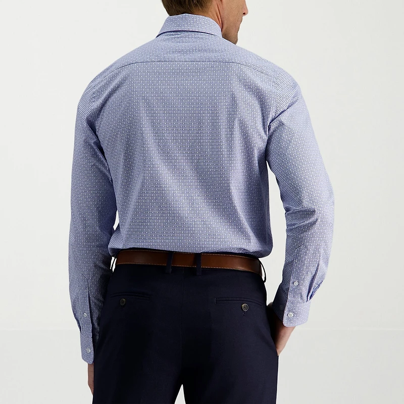 Haggar Premium Comfort Mens Slim Fit Easy Care Long Sleeve Dress Shirt
