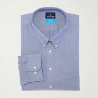 Stafford Big and Tall Coolmax All Season Oxford Mens Button Down Collar Long Sleeve Stretch Fabric Wrinkle Free Dress Shirt