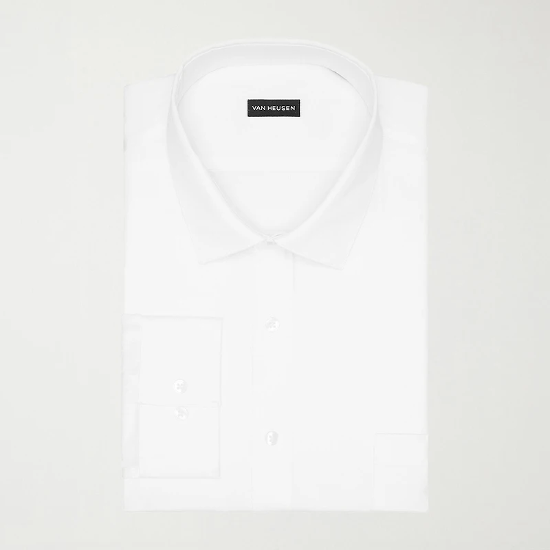 Van Heusen Mens Big and Tall Regular Fit Ultra Flex Wrinkle Free Long Sleeve Dress Shirt