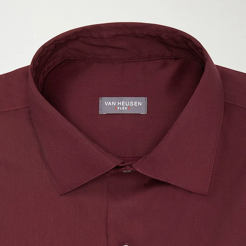 Van Heusen Big and Tall Ultra Flex Mens Regular Fit Wrinkle Free Long Sleeve Dress Shirt