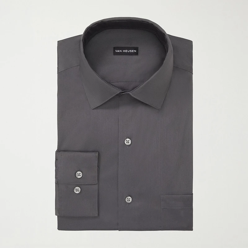 Van Heusen Big and Tall Ultra Flex Mens Regular Fit Wrinkle Free Long Sleeve Dress Shirt