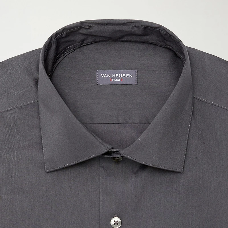 Van Heusen Big and Tall Ultra Flex Mens Regular Fit Wrinkle Free Long Sleeve Dress Shirt