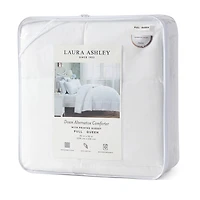 Laura Ashley All Seasons Down Alternative Comforter With Printed Gusset