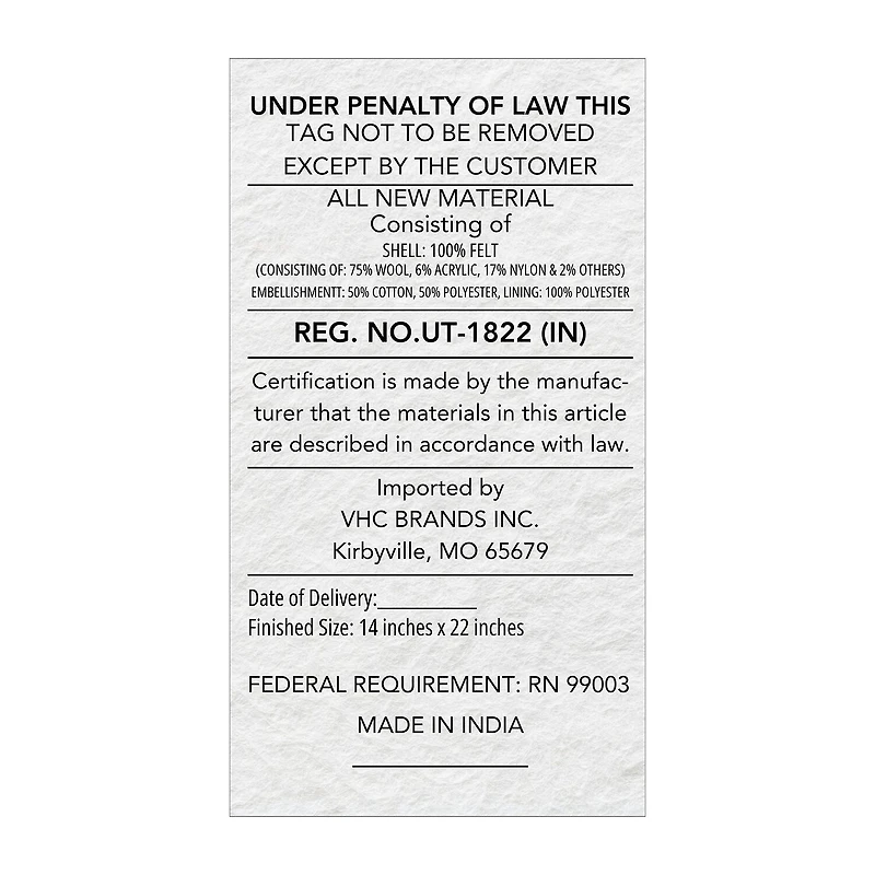 VHC Brands Settlement 14x22 Lumbar Pillow