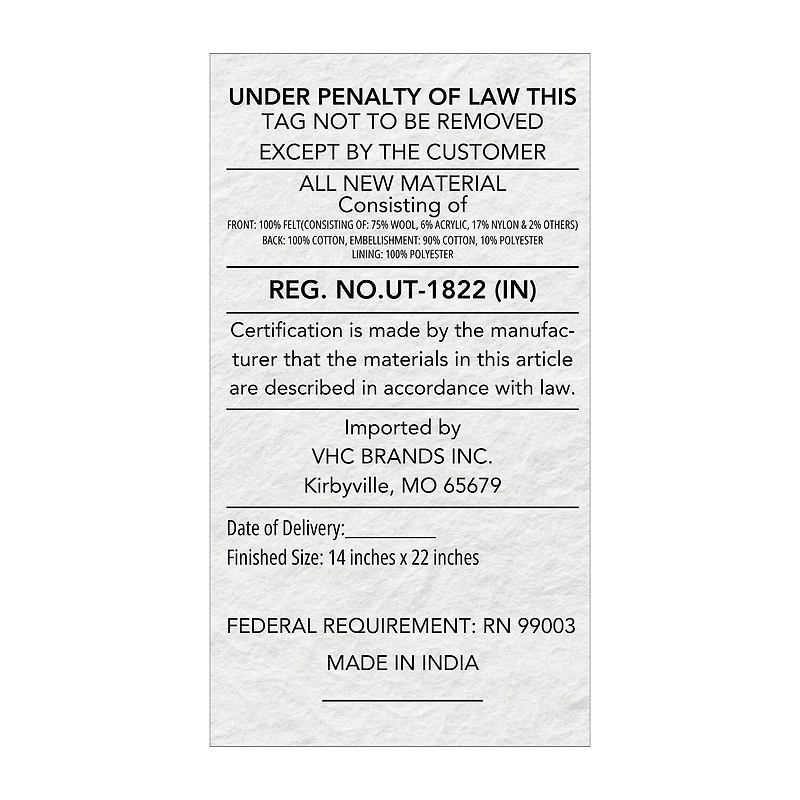 VHC Brands Settlement 14x22 Lumbar Pillow