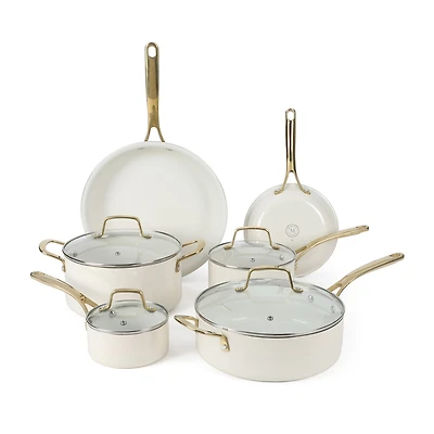 Martha Stewart Lockton 10-pc. Ceramic Cookware Set
