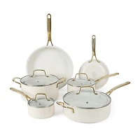 Martha Stewart Lockton 10-pc. Ceramic Cookware Set