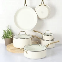 Martha Stewart Lockton 10-pc. Ceramic Cookware Set
